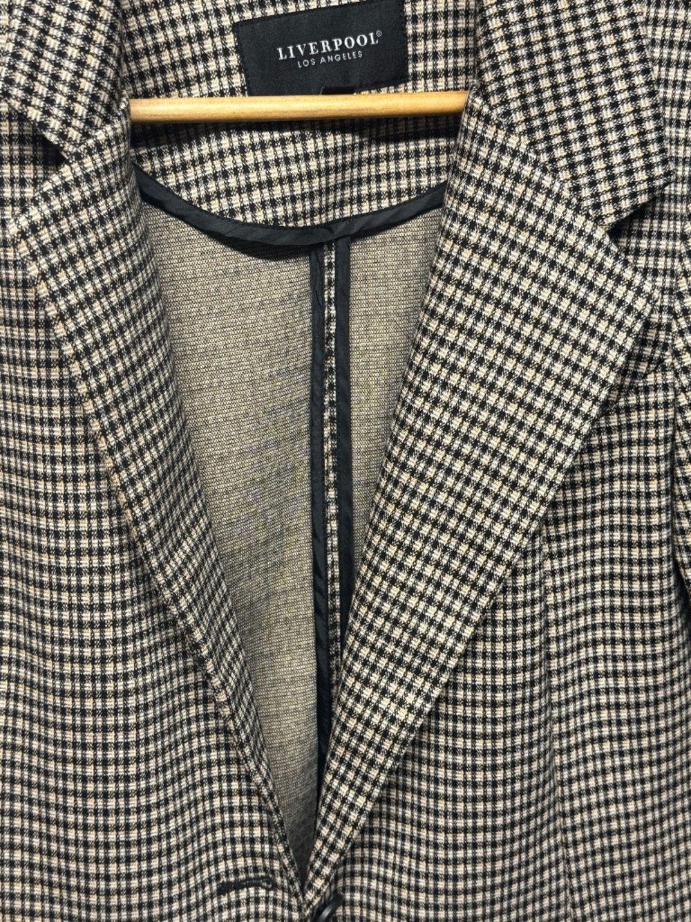 Liverpool Los Angeles Houndstooth Blazer | Open Front | Classic Check